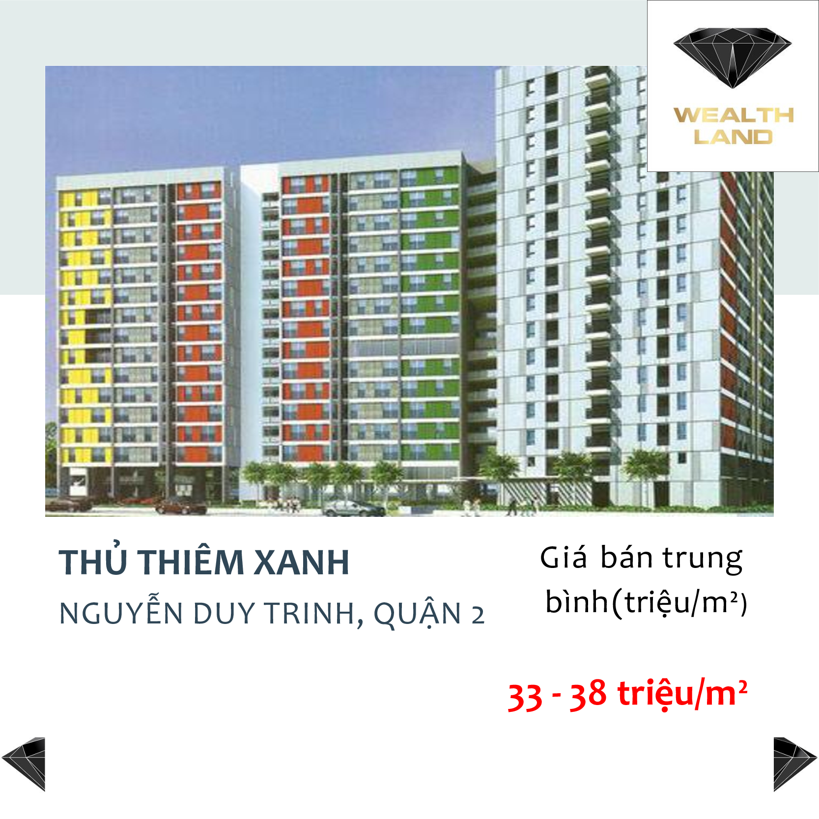 Giá mua bán căn hộ chung cư Thủ Thiêm Xanh Nguyễn Duy Trinh