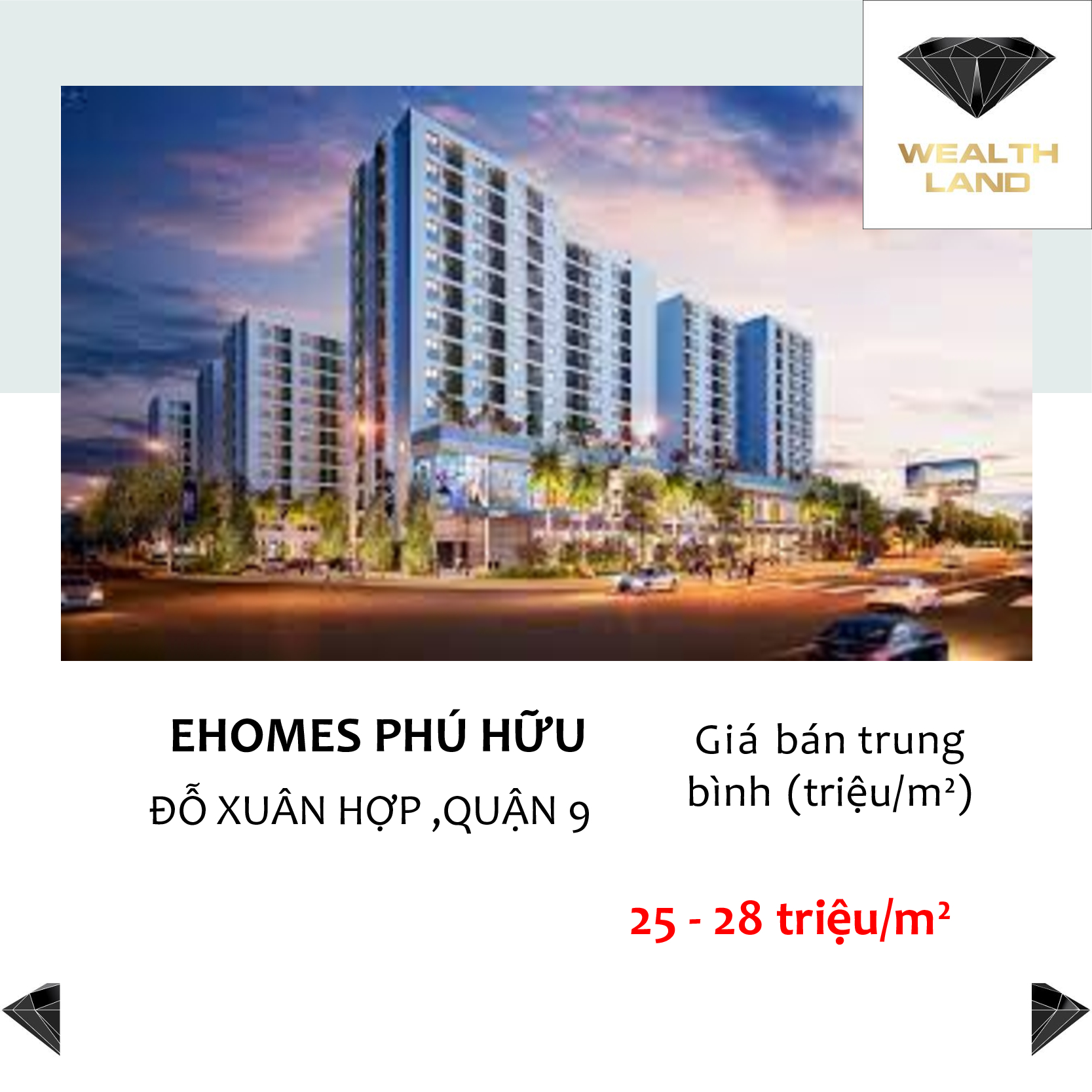 Giá mua bán căn hộ chung cư Ehomes Phú Hữu Quận 9
